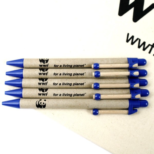 Storia round clip pen made using recycled card